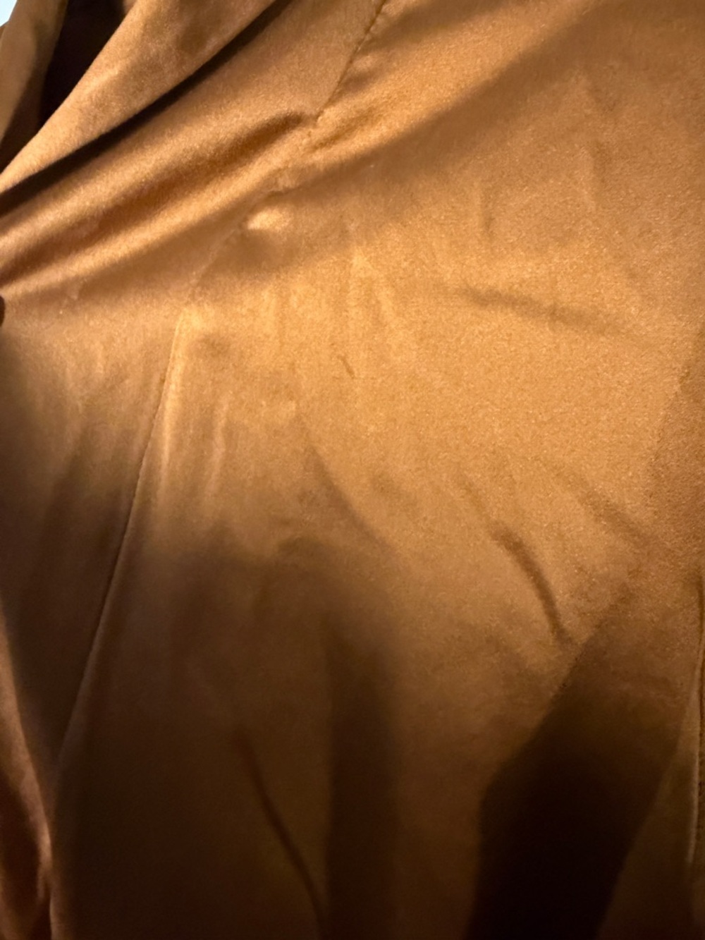 100% Silk Reformation Long Robe Dress in gold - Picture 4 of 10